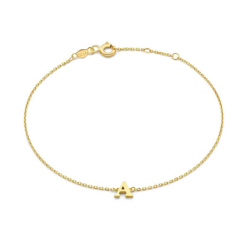 Isabel Bernard Le Marais Rachel 14 Karat | Gold Initialee Armband IB320101-A