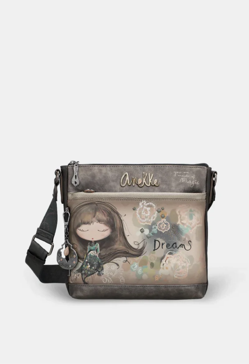 Anekke Real Shoulder Bag with Front Pocket