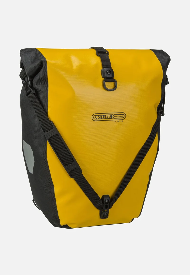 Back-Roller Sonnengelb Schwarz 2er Set - Fahrradtasche