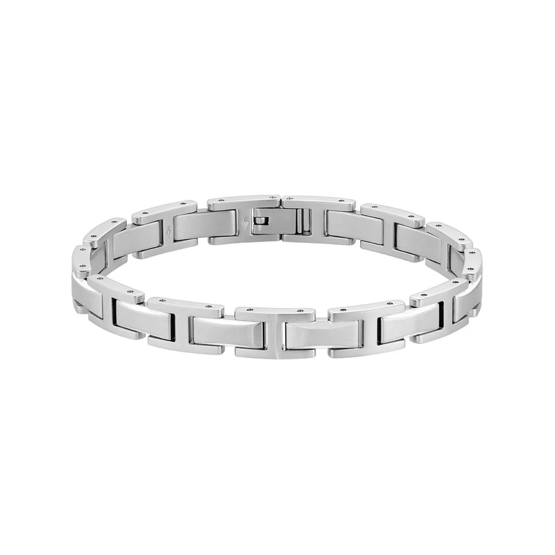 Hugo Boss Edelstahl Silberfarbenes Herren Gliederarmband HBJ1580792