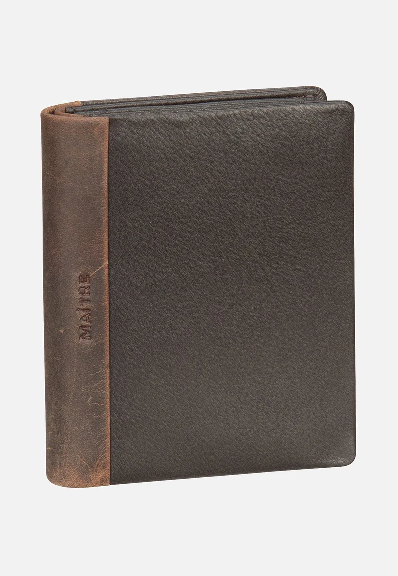 Bundenbach Hainer Billfold V8 Dark Brown - Portemonnaie