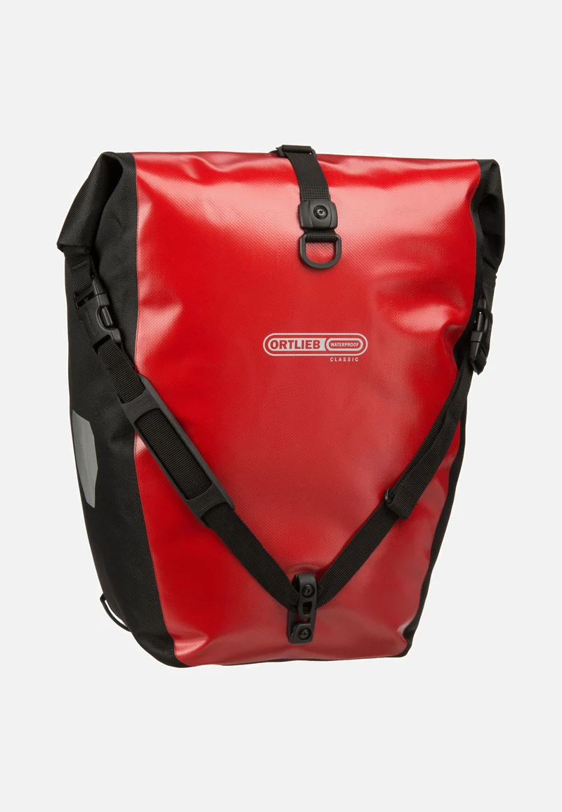 Back-Roller Rot Schwarz - Fahrradtasche