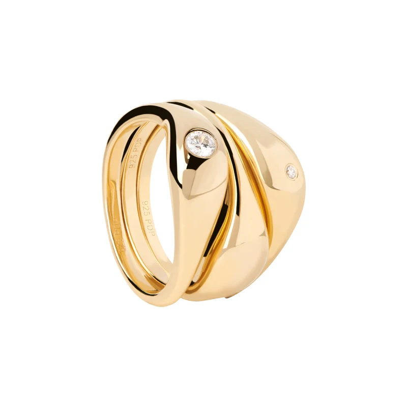 P D Paola The New Essentials damen Ring 750 Vergoldung AN01-994-10