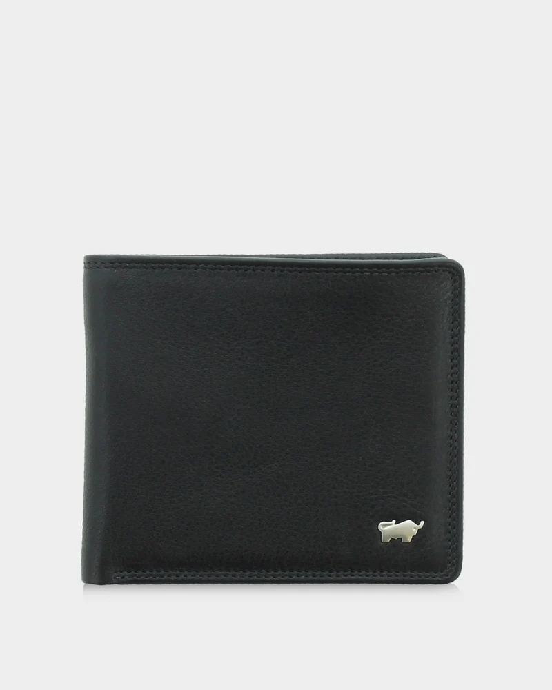 Braun Büffel Golf Secure 4+3CS Black Wallet