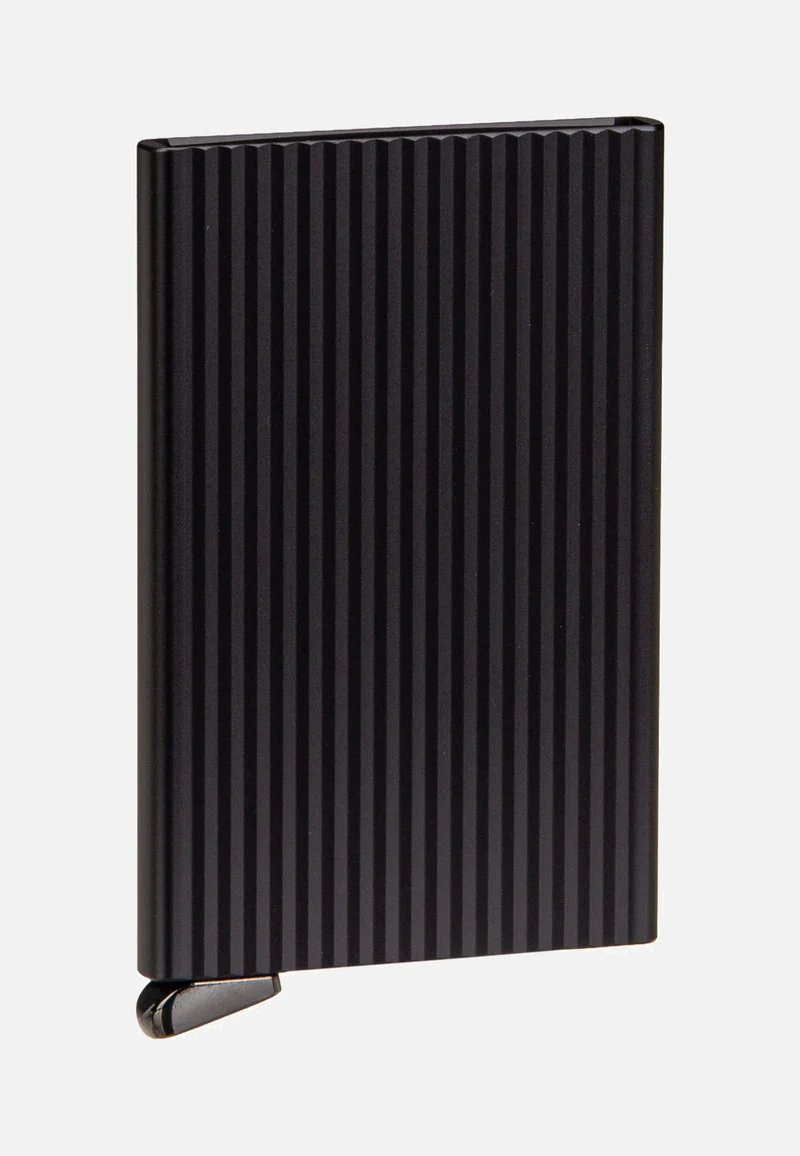 Cardprotector Fluted Black+ - Kartenetui