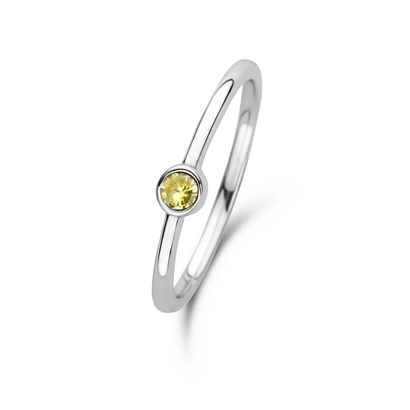 Violet Hamden Venus 925 Sterling Silberner Ring mit Geburtsstein VH330007NOV-60
