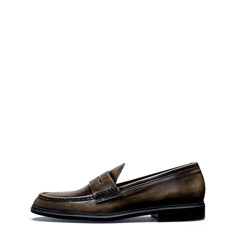 Isabel Bernard Vendôme Blandine mokkafarbene Spazzolato-Leder Loafer IB51015-639-36