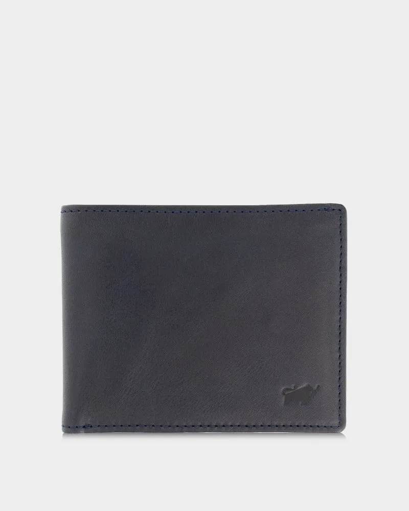 Braun Büffel Arezzo RFID 4CS Blau Geldbörse