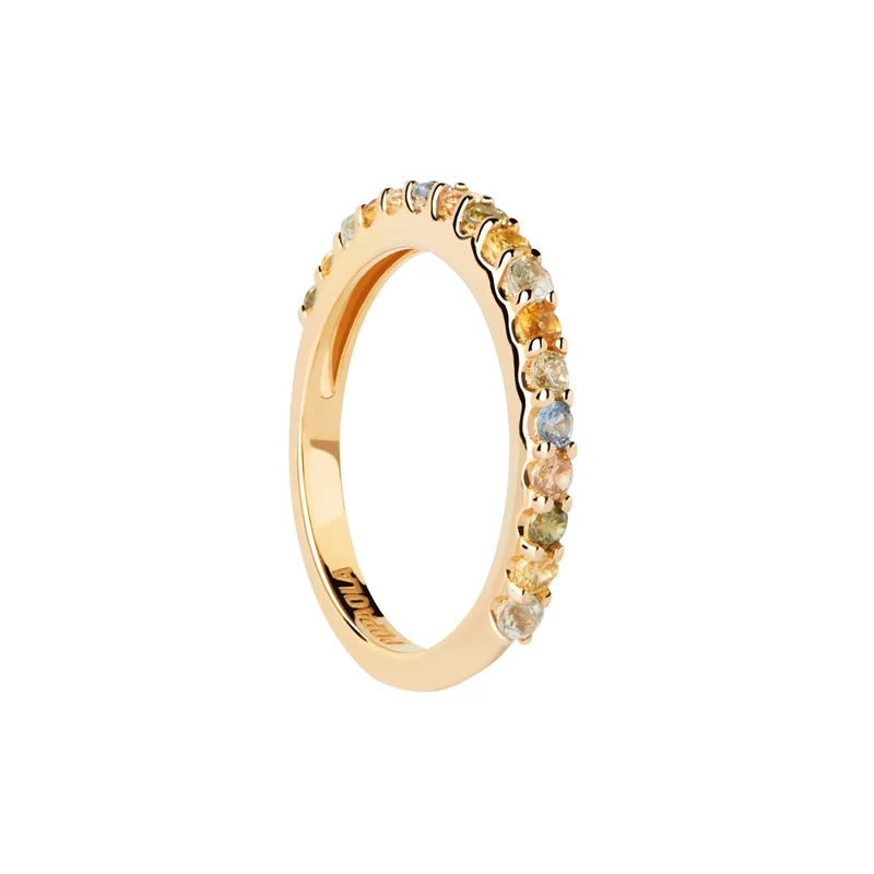 P D Paola Color damen Ring 750 Vergoldung AN01-C07-10