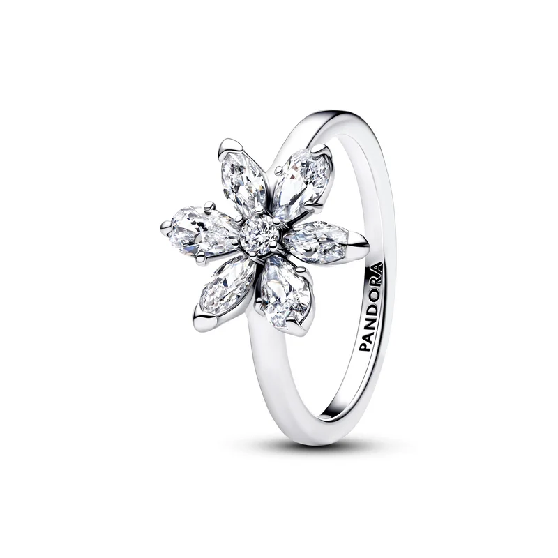 Pandora Timeless Herbarium Funkelnder Blumen Cocktailring 193000C02-50
