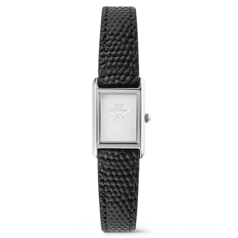 Daniel Wellington Bound Mini Black Lizard Silber Damen Uhr DW00100901