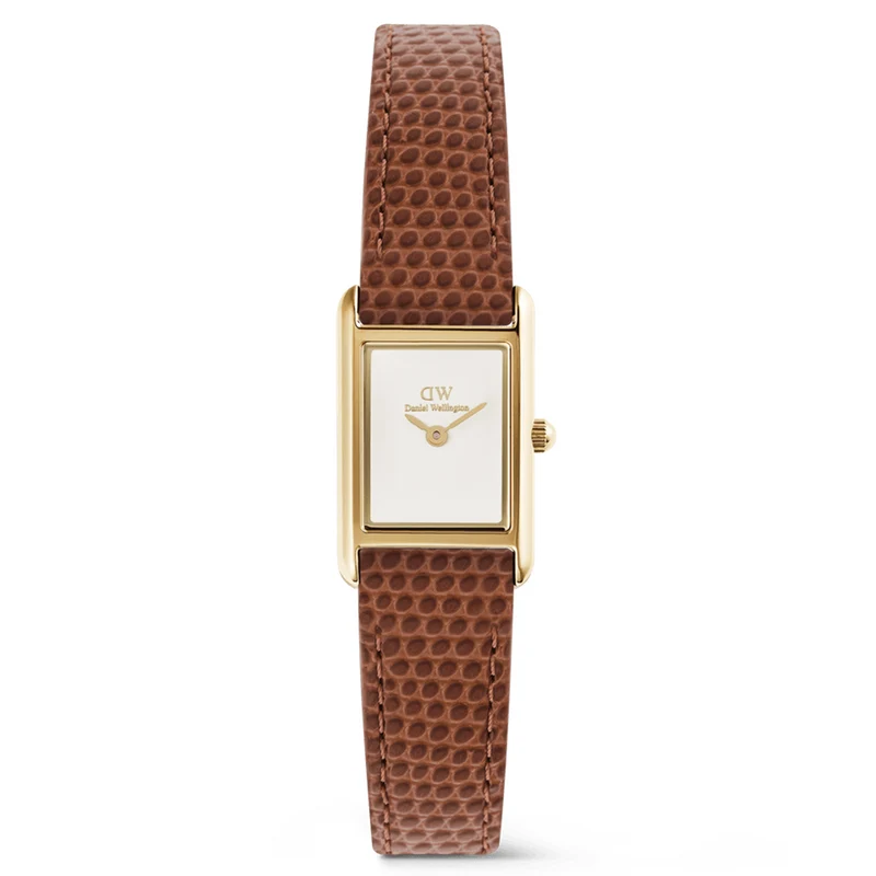 Daniel Wellington Bound Mini Hellbraun Lizard Damen Uhr DW00100905