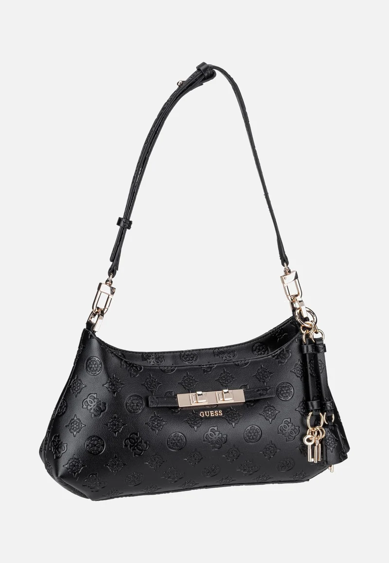 Carmella Shoulder 25180 Black Logo - Schultertasche