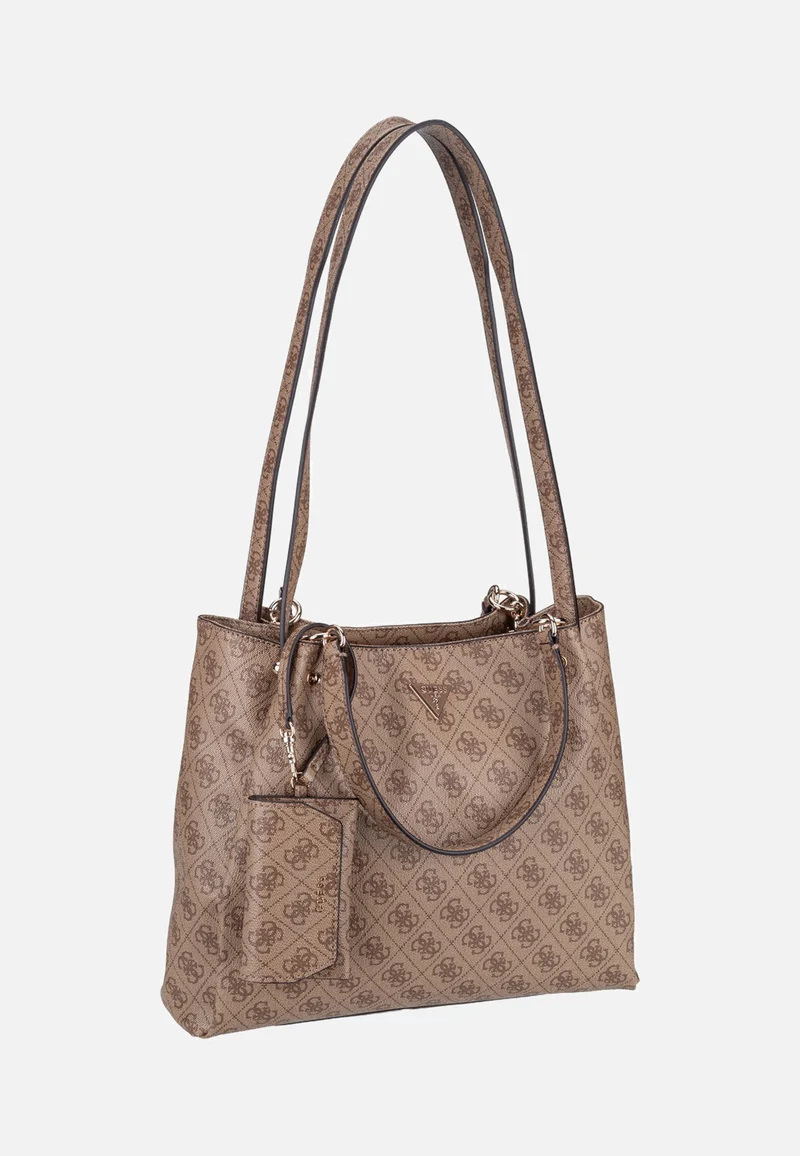 Lorella Logo Girlfriend 84230 Latte Logo - Tote Bag