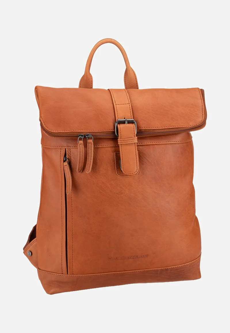 Larsson 0338 Cognac - Rolltop Rucksack