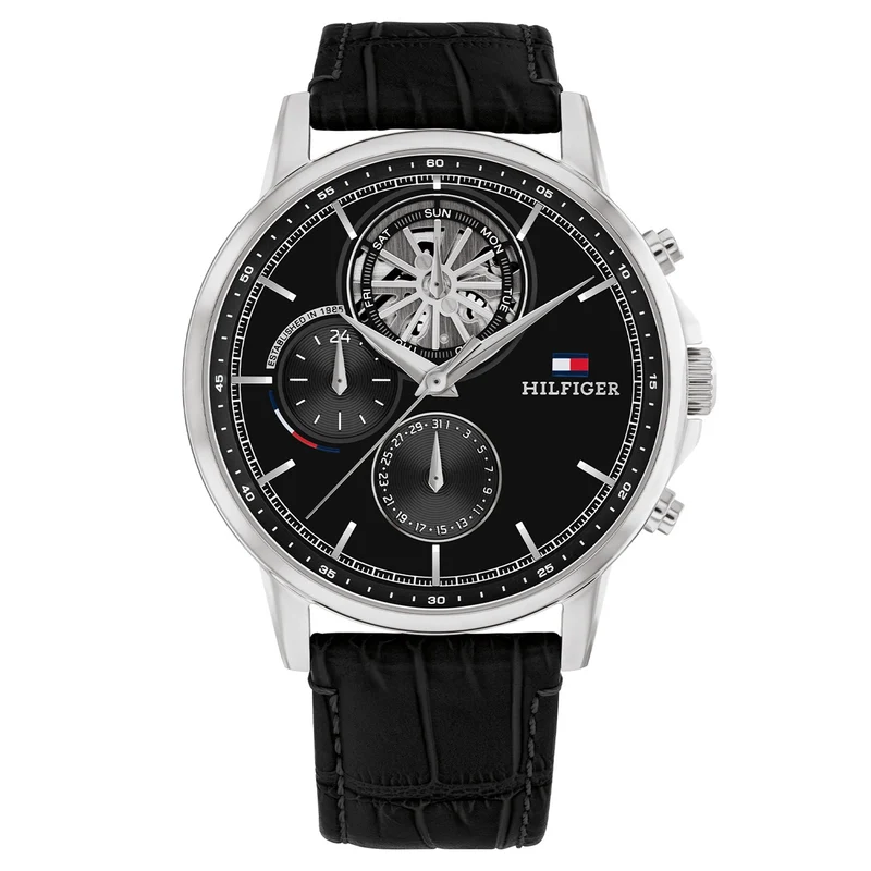 Tommy Hilfiger herren Uhr Schwarz TH1710605