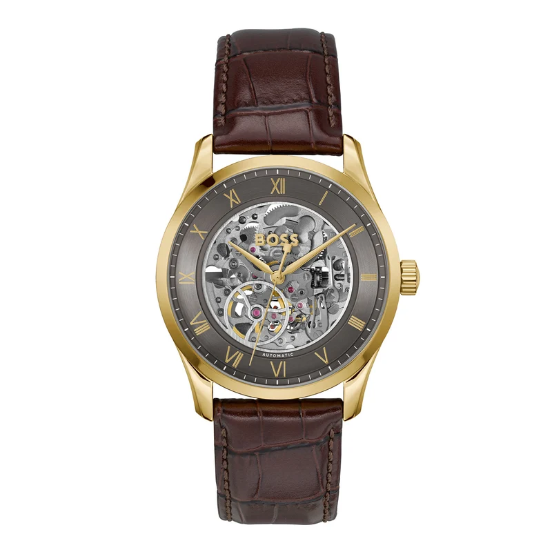 Hugo Boss Principe Skeleton Herrenuhr HB1514235
