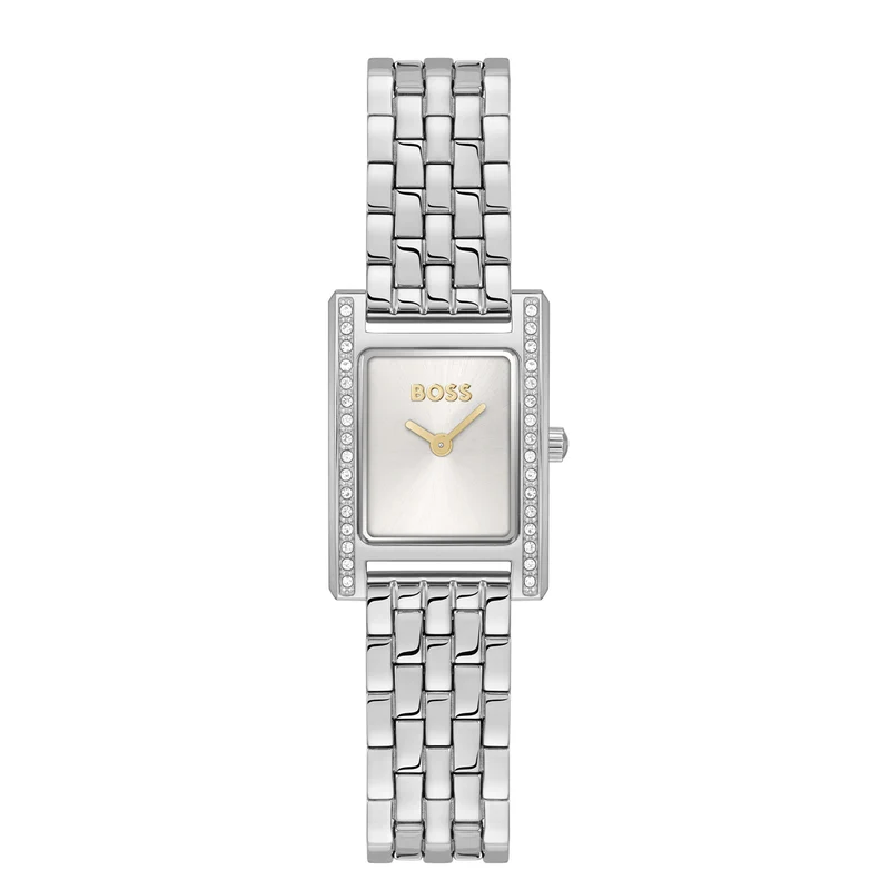 Hugo Boss Lucy Precious Silberne Damenuhr HB1502816