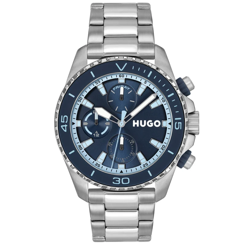 Hugo Boss #DIVE Silberne Herrenuhr HU1530429