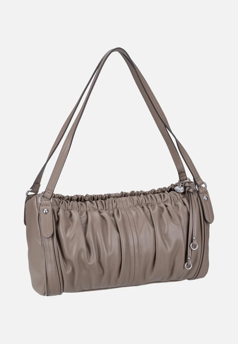 Faye Satchel M Vintage Goat Neutral Grey - Satchel