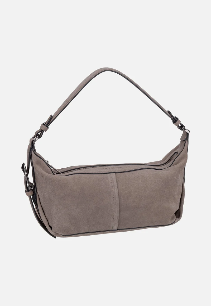 Paris II Hobo S Hydro Suede Neutral Grey - Hobo Bag