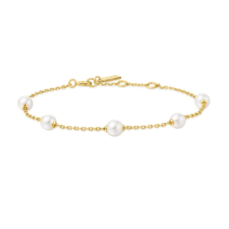 Ania Haie Miss Dainty Goldfarbenes Perlenarmband AH-B065-01G