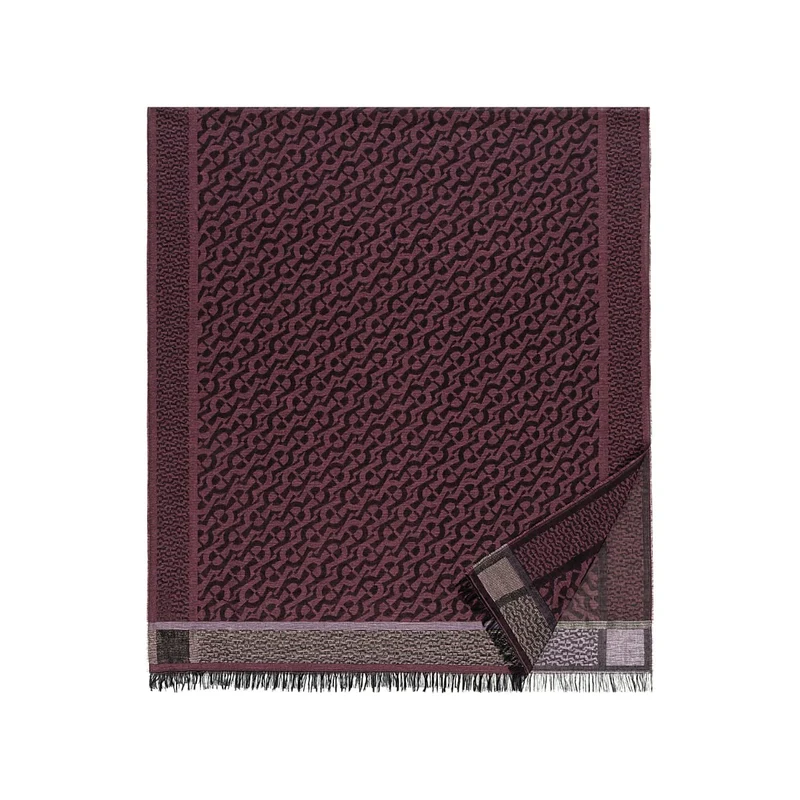 Aigner logo stole accessories