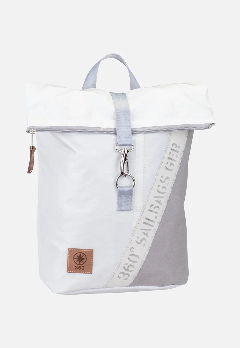 Möwe Stencil-Weiß/Grau - Rucksack