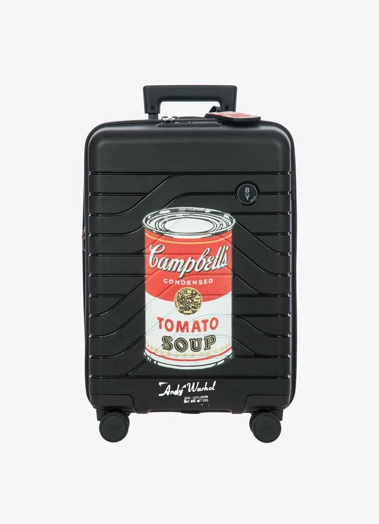 Bric`s Bric` B Warhol X Campbell expandable cabin trolley Nero Hard-shell suitcase