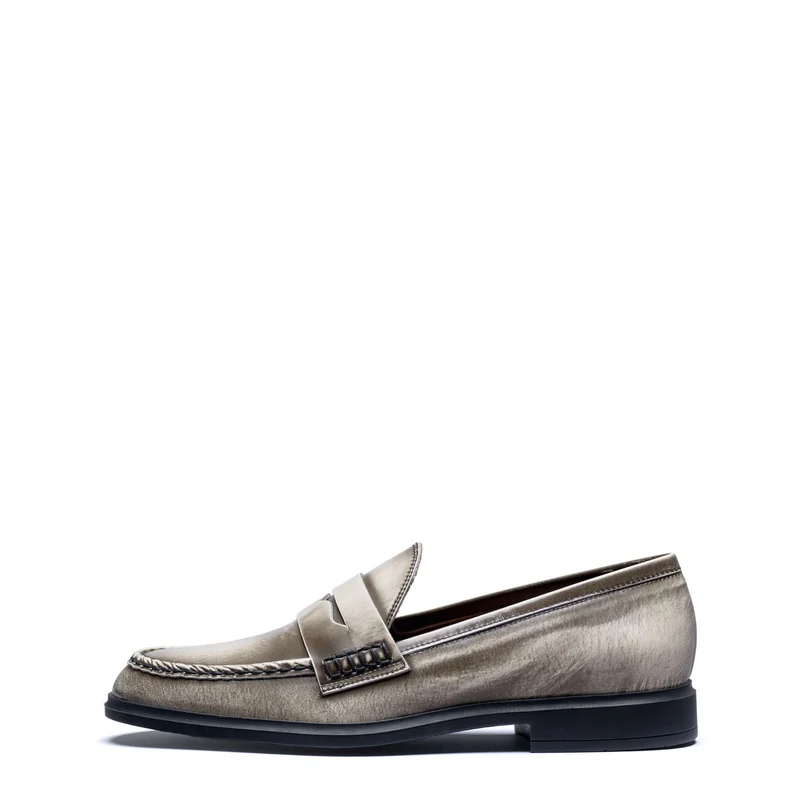 Isabel Bernard Vendôme Blandine cremefarbene Spazzolato-Leder Loafer IB51015-638-39