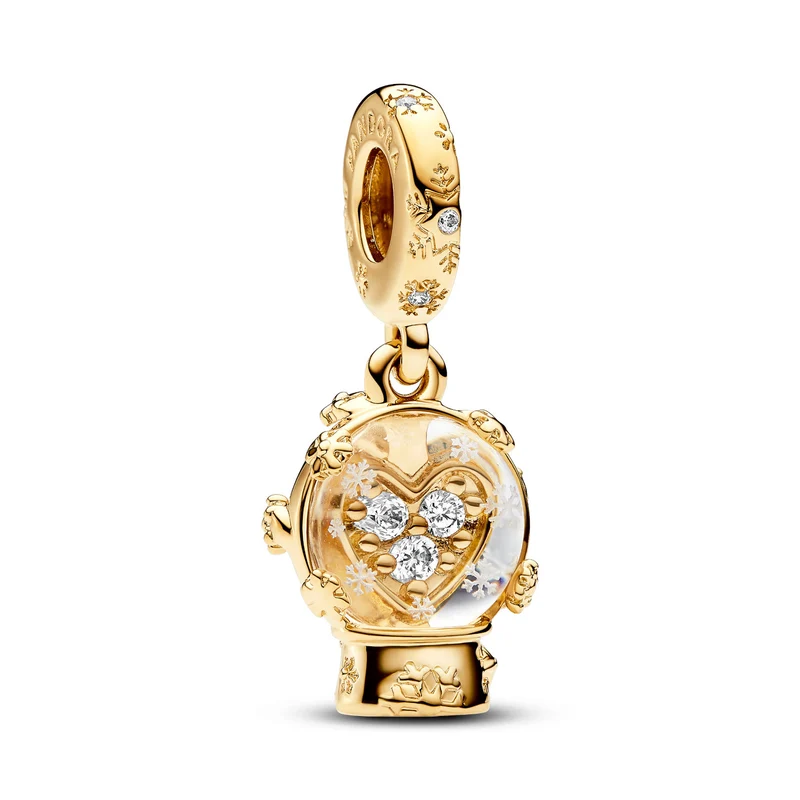 Pandora Moments Goldfarbene Charm 762825C01 mit 585er Golden Plattierung
