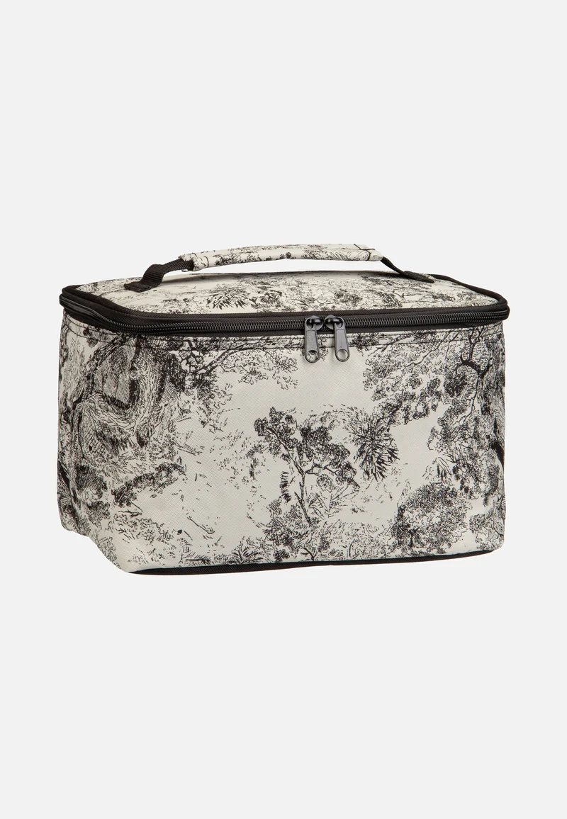 Cosmetic Case Jacquard Grey - Kosmetikkoffer