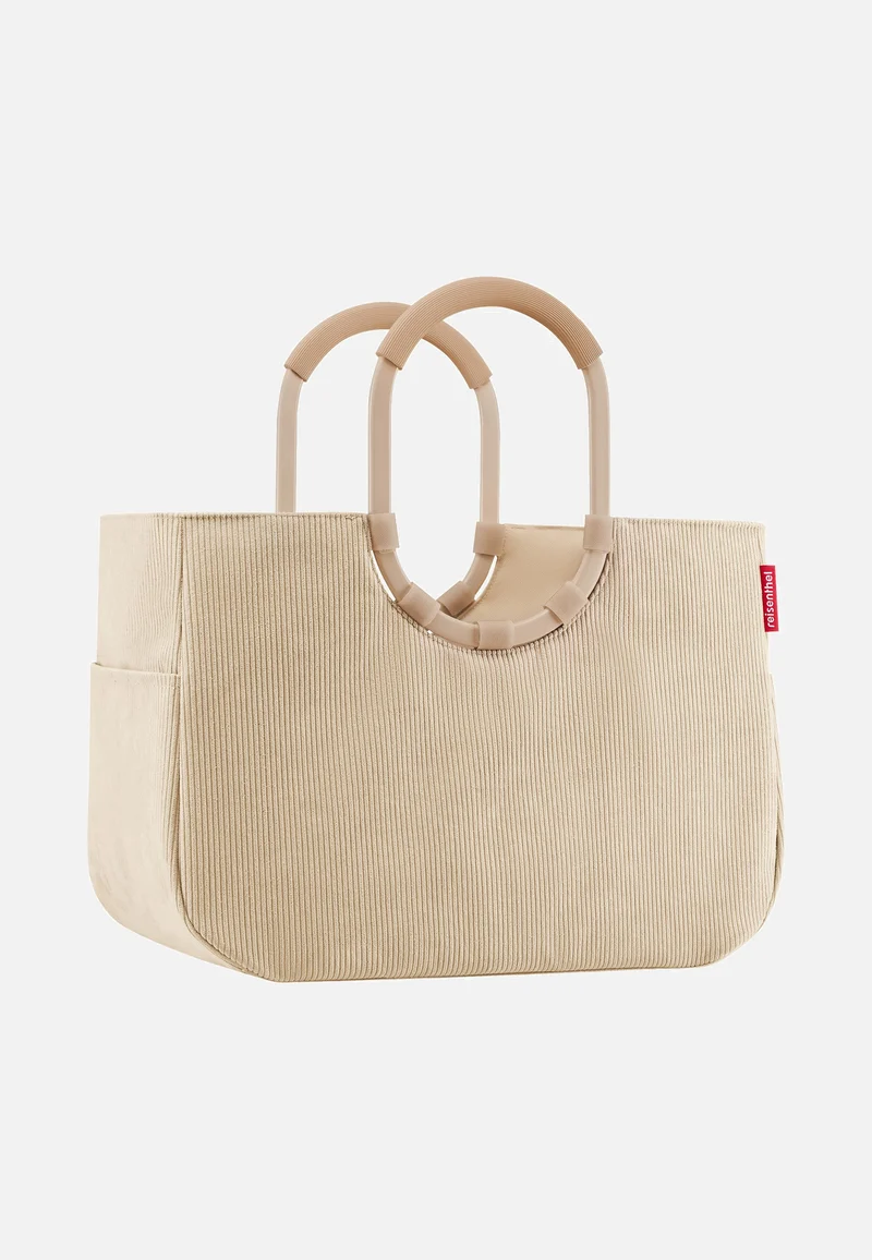 Loopshopper L Frame Cord Sand - Einkaufskorb