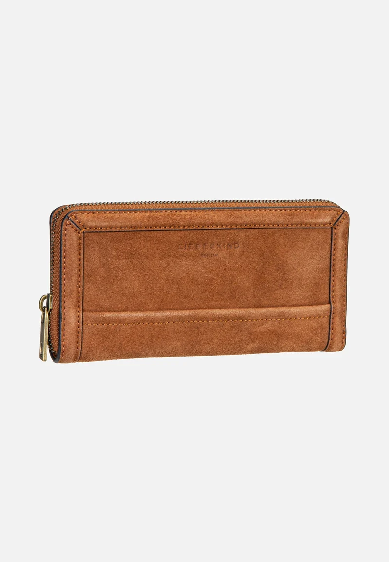 Gigi L Suede Brown - Portemonnaie
