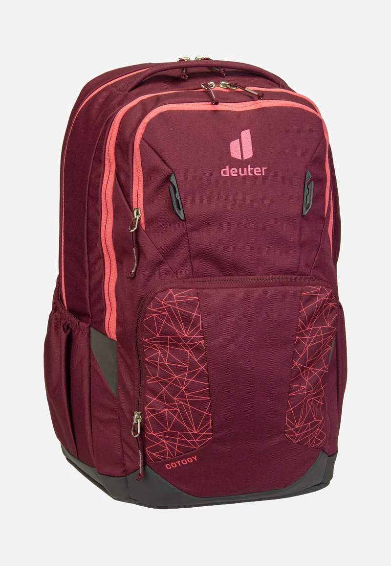 Cotogy Cassis/Dahlia - Schulrucksack