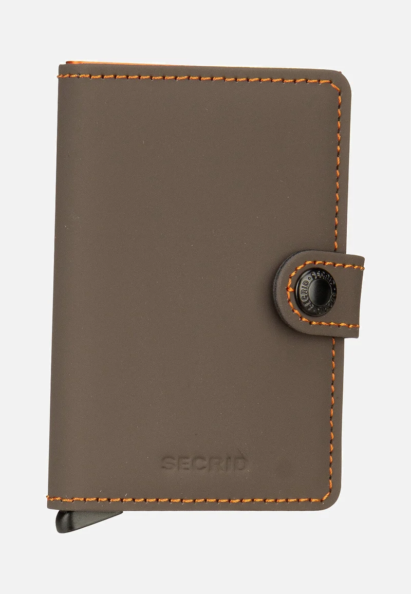 Miniwallet Matte Truffle-Orange - Portemonnaie