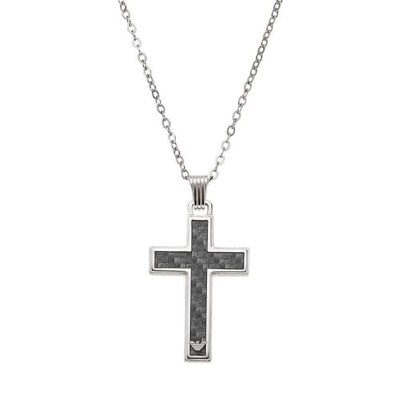 Emporio Armani Silberfarbene Herren Kette EGS1705040 (Länge: 50.00 - 55.00 cm)