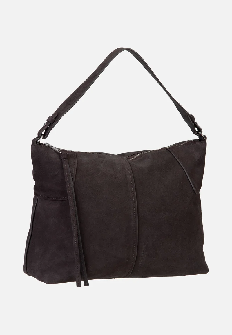 Mila Hydro Suede Deep Soil - Hobo Bag