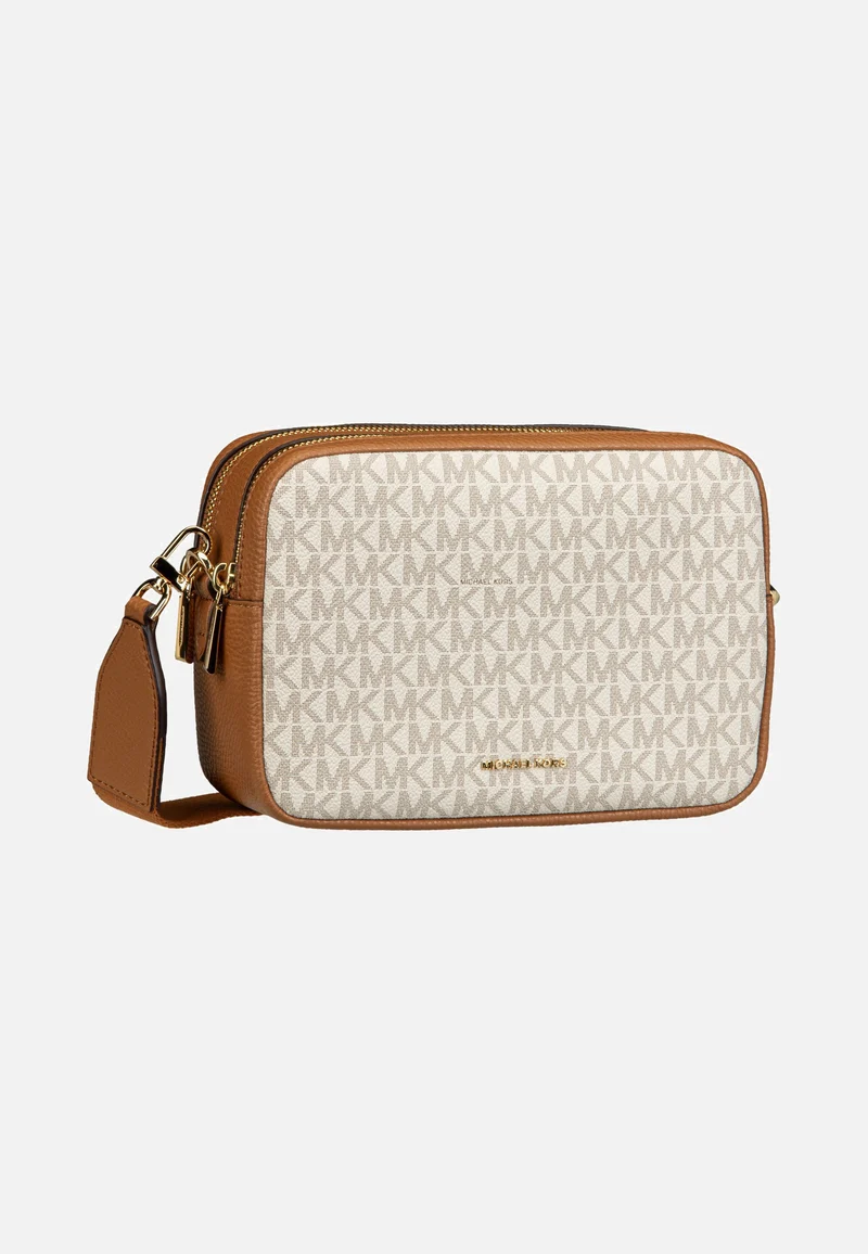 Bryant MD Double Zip Chain Cam Vanilla/Acorn - Crossbody Bag