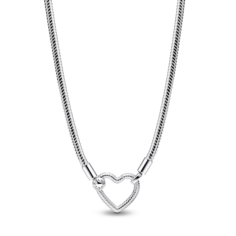 Pandora Moments 925 Sterling Silver Necklace 393377C00-45