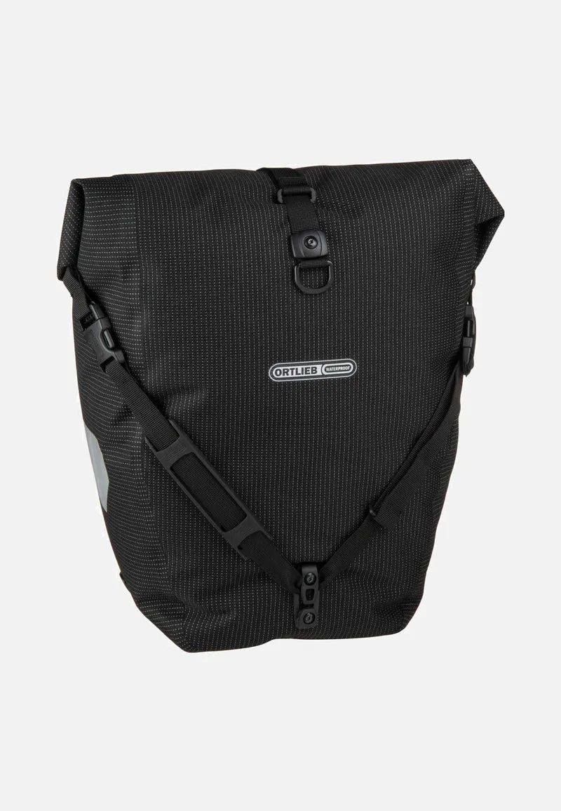 Back-Roller High Visibility Single QL2.1 Schwarz Reflex - Fahrradtasche