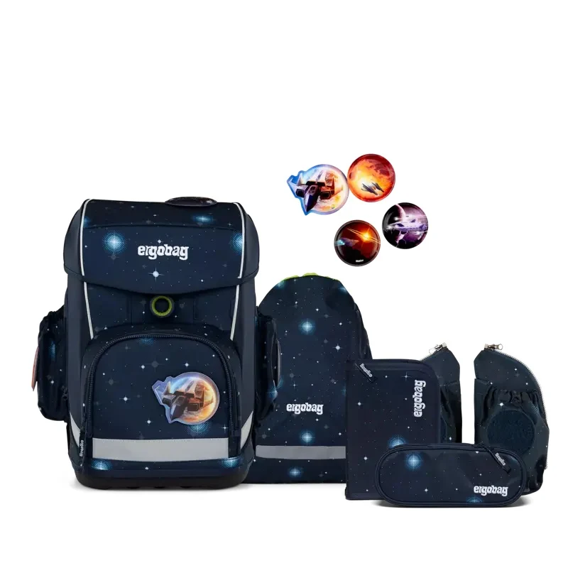 Ergobag Cubo Light Schulrucksack Set 6tlg. Schulranzen