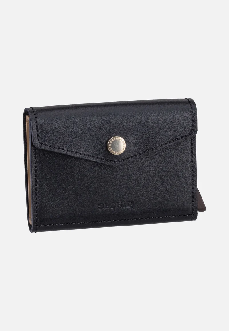 Envelope Pebble Black - Portemonnaie
