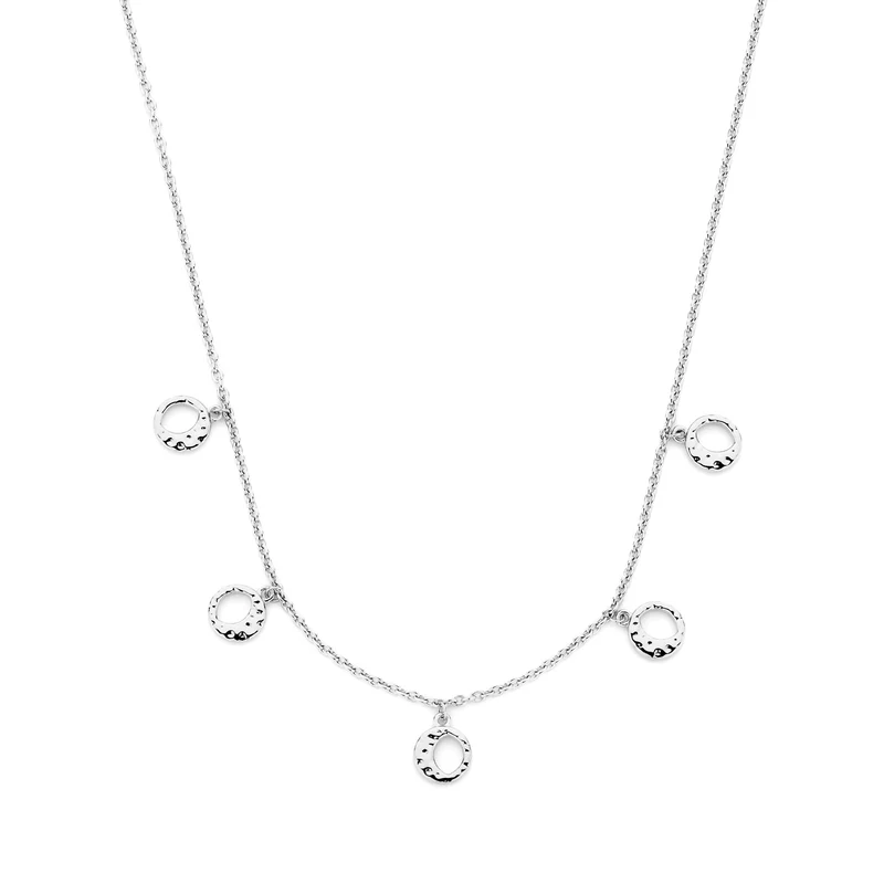 Violet Hamden Luna 925 Sterling Silberne Halskette mit Monden VH340033