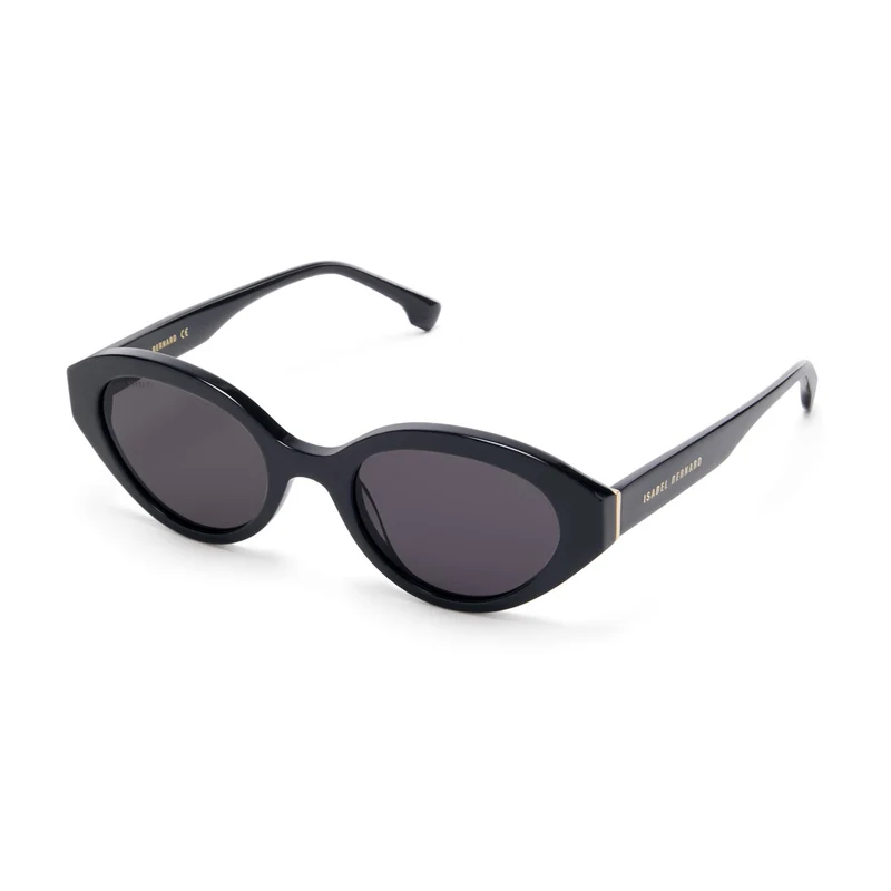 Isabel Bernard La Villette Rosaire Schwarz Oval Sonnenbrille IB400002-01-01