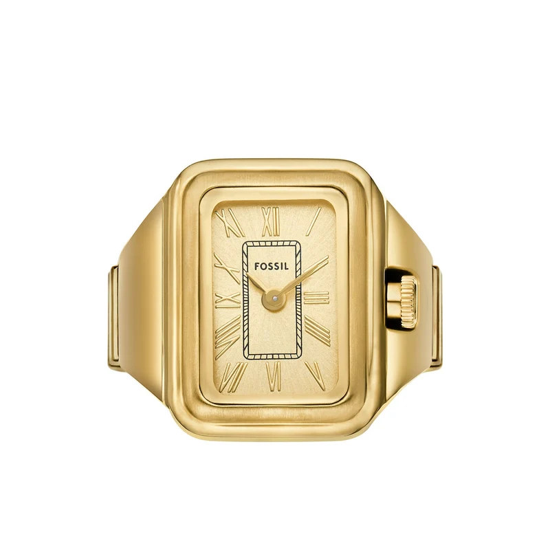 Fossil Raquel damen Ringuhr Gold ES5343