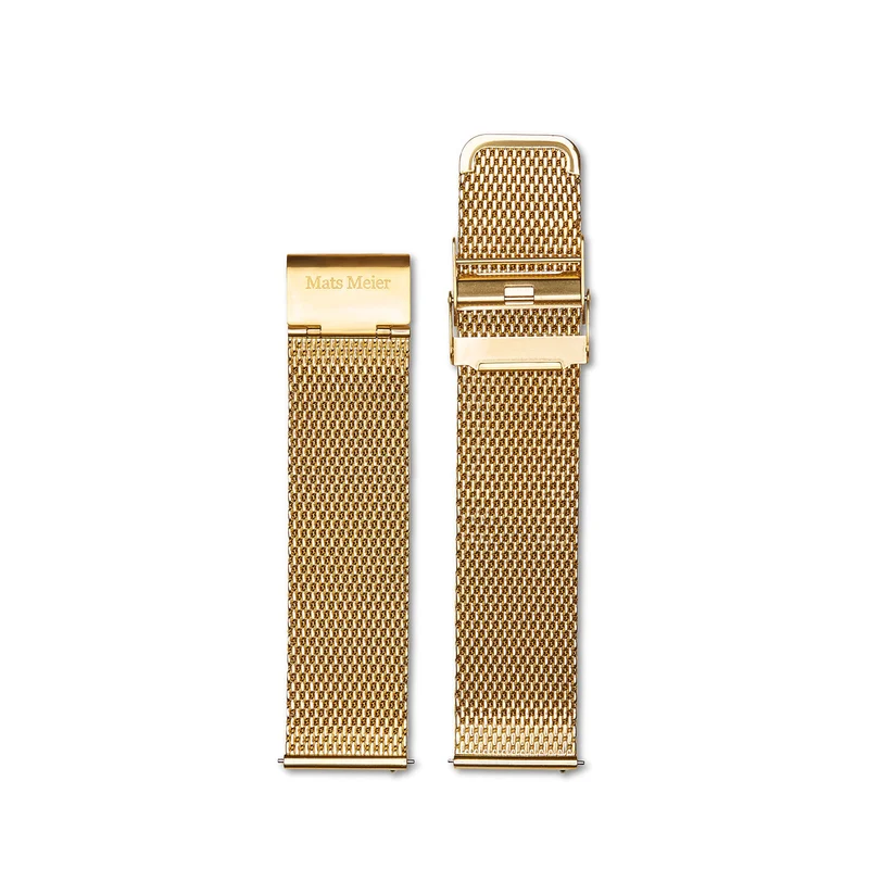 Mats Meier Strap 22mm Mesh Goldfarbene MM40005