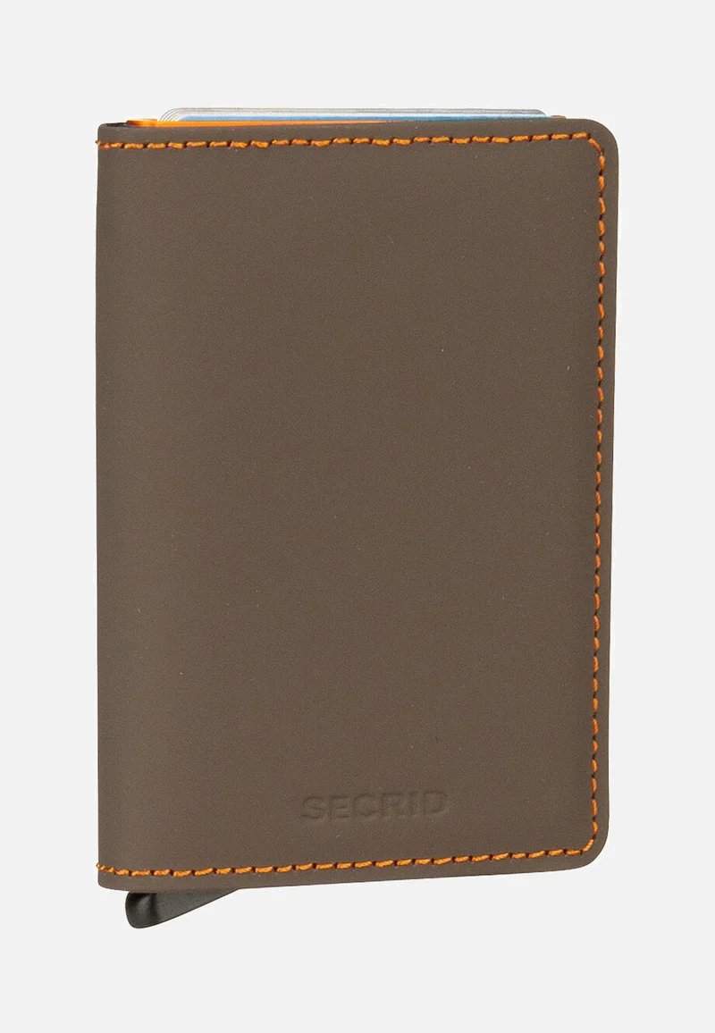 Slimwallet Matte Truffle-Orange - Portemonnaie