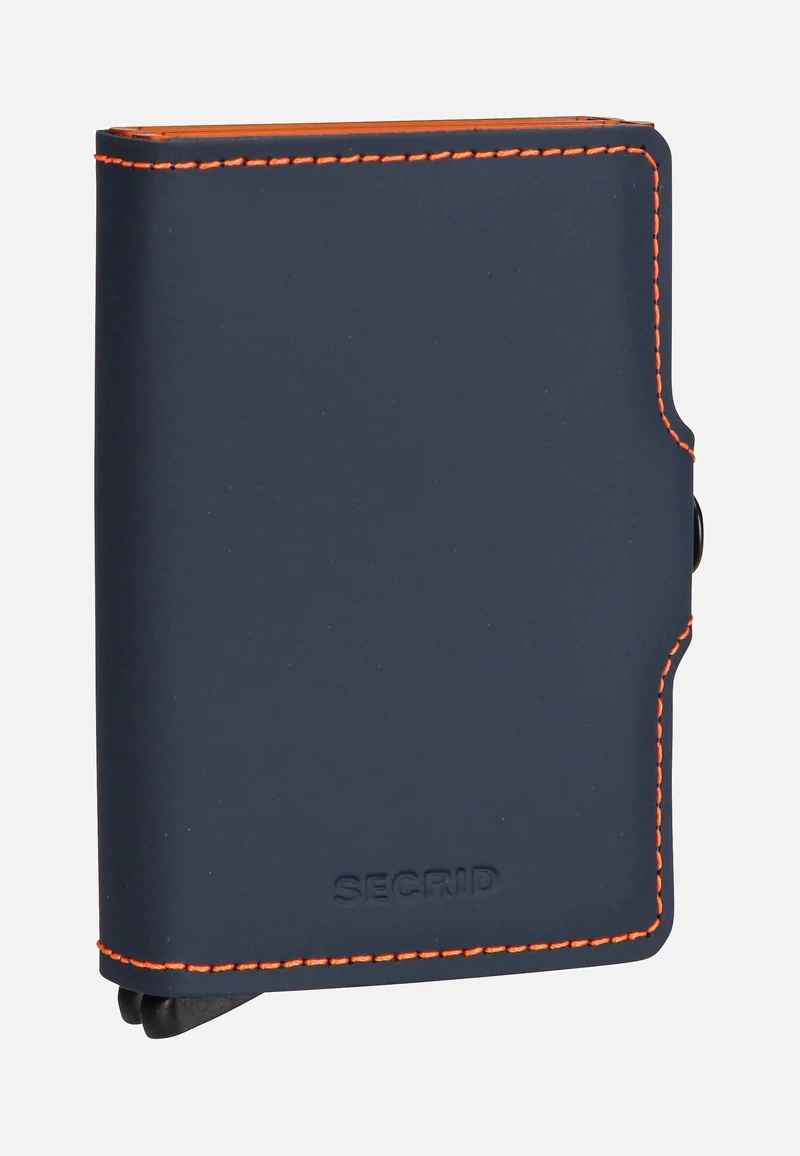 Twinwallet Matte Night Blue-Orange - Portemonnaie