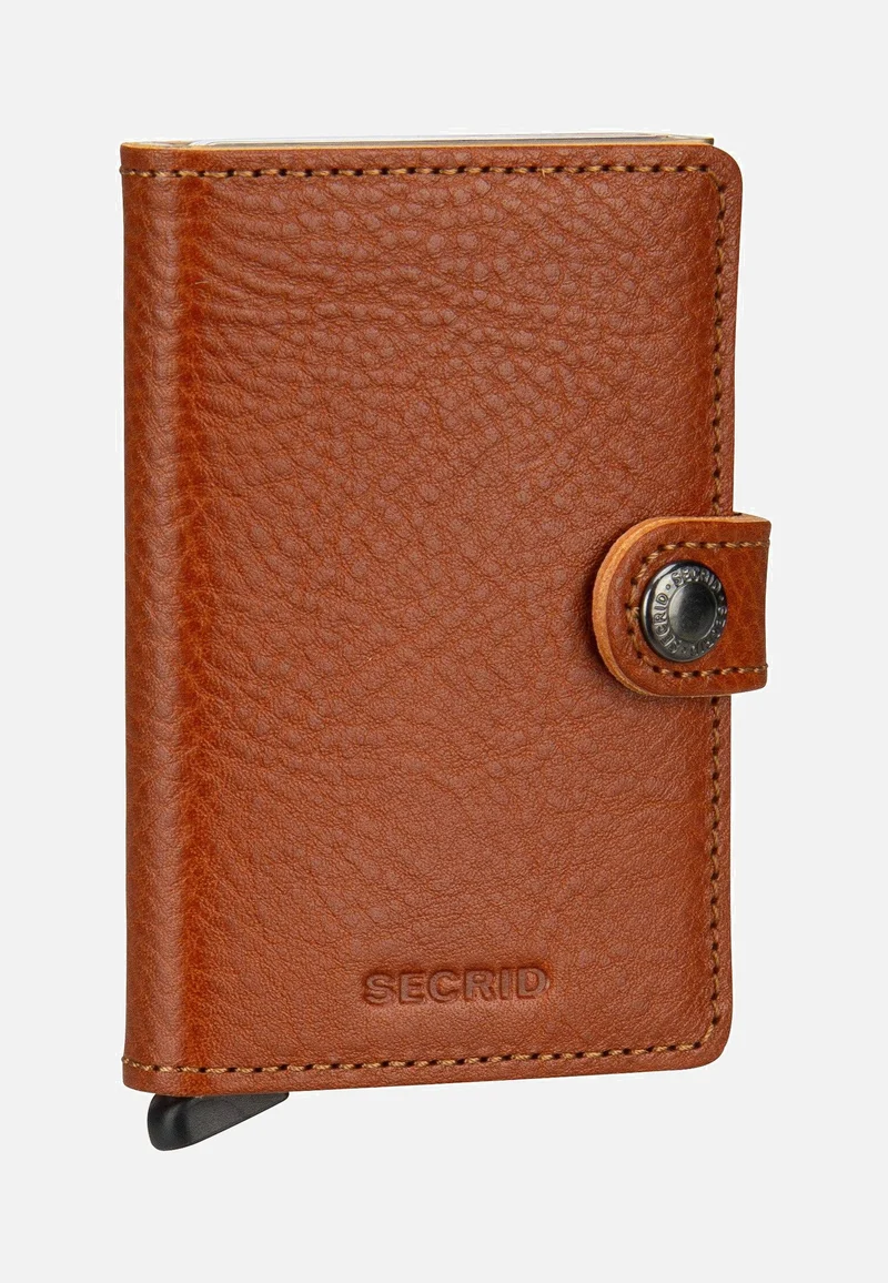 Miniwallet Veg Tanned Caramello-Sand - Portemonnaie